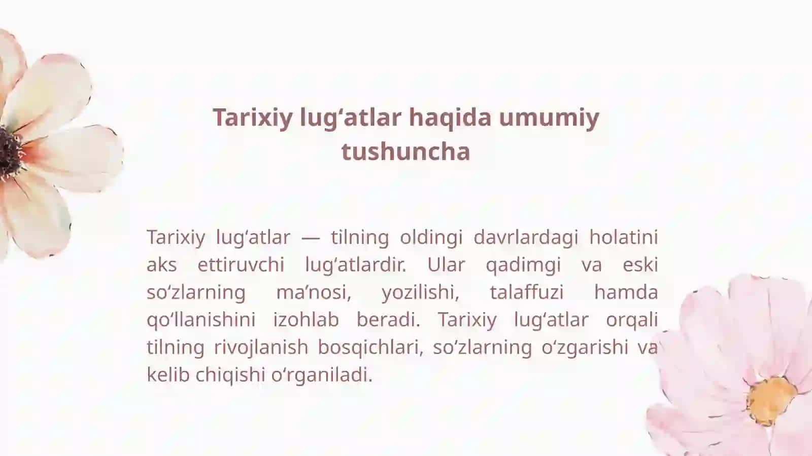 Tarixiy lugʻatlar va lugʻatshunoslik masalalari. 16list 3