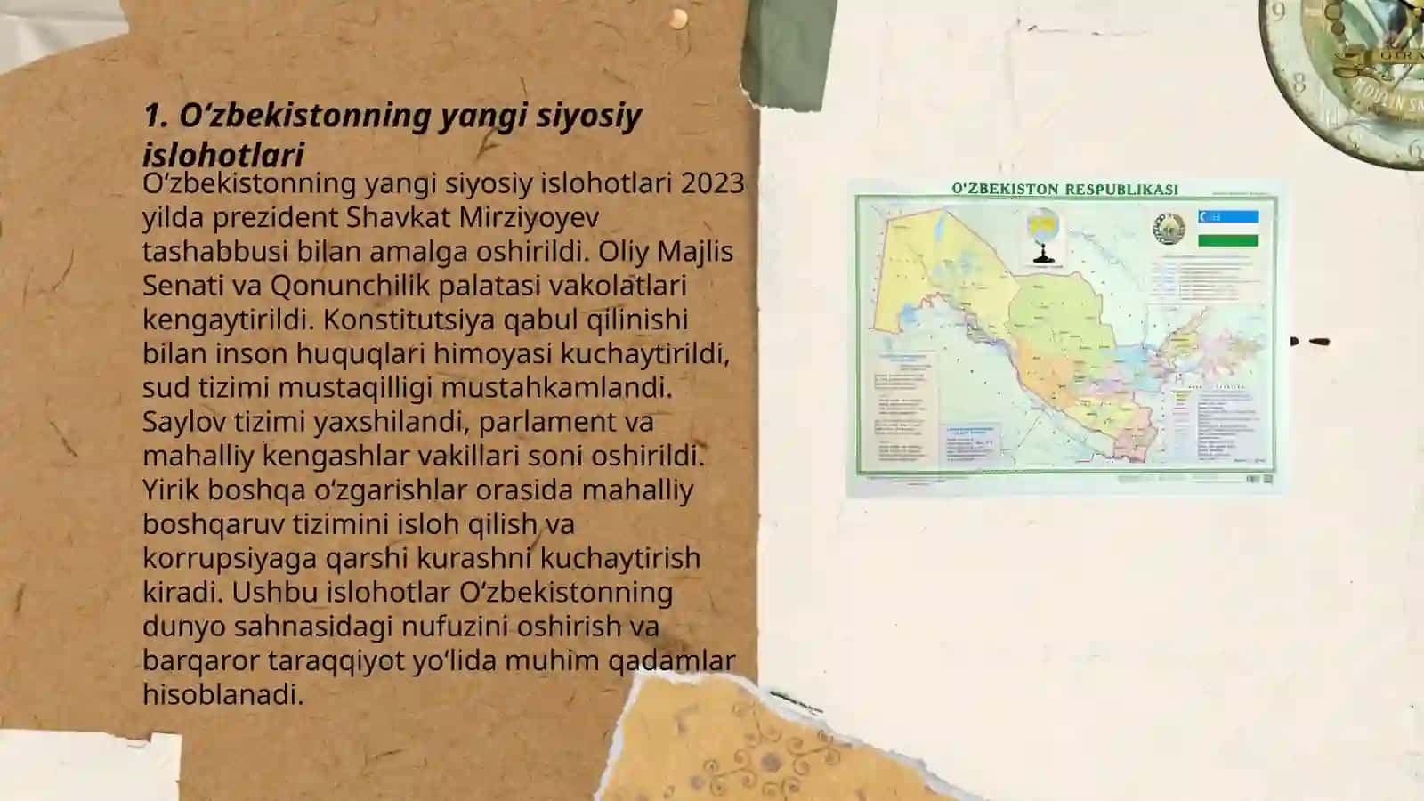 O‘zbekistonning yangi siyosiy islohotlari 3