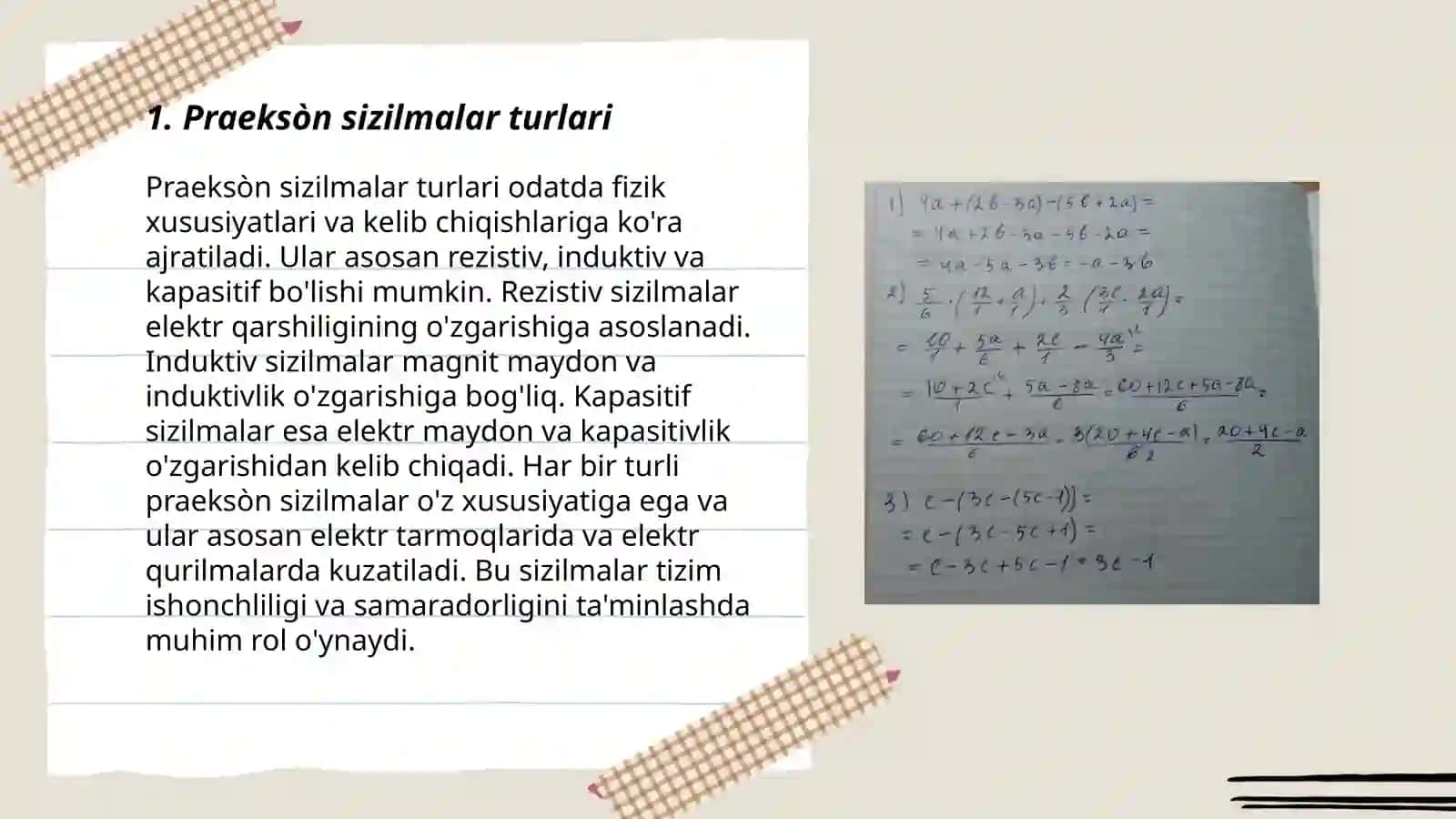 Slayd praeksòn sizilmalar 3