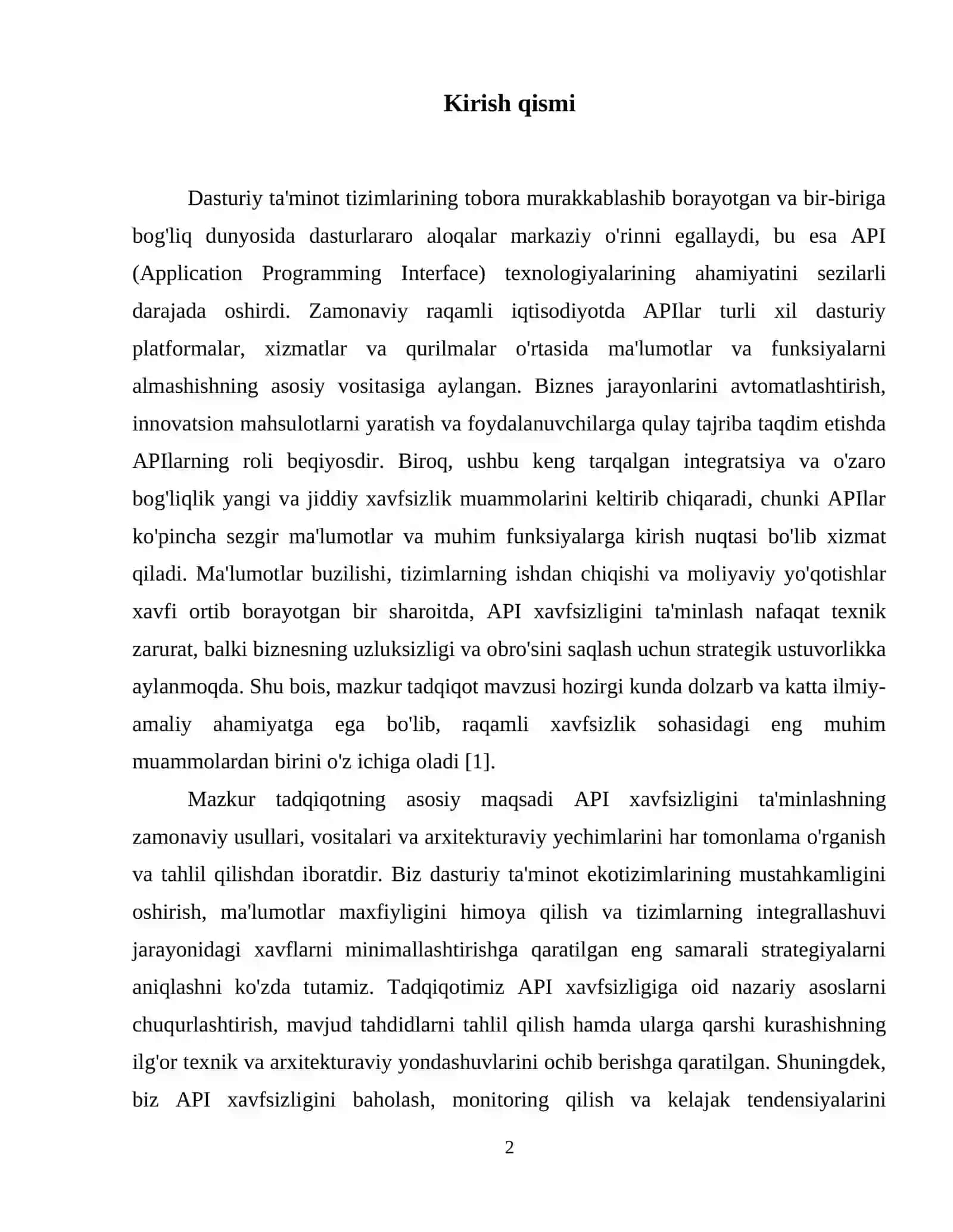 API xavfsizligi 3