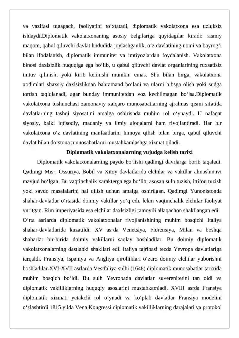 Diplomatik vakolatxona tushunchasi, turlari va tuzilishi 3