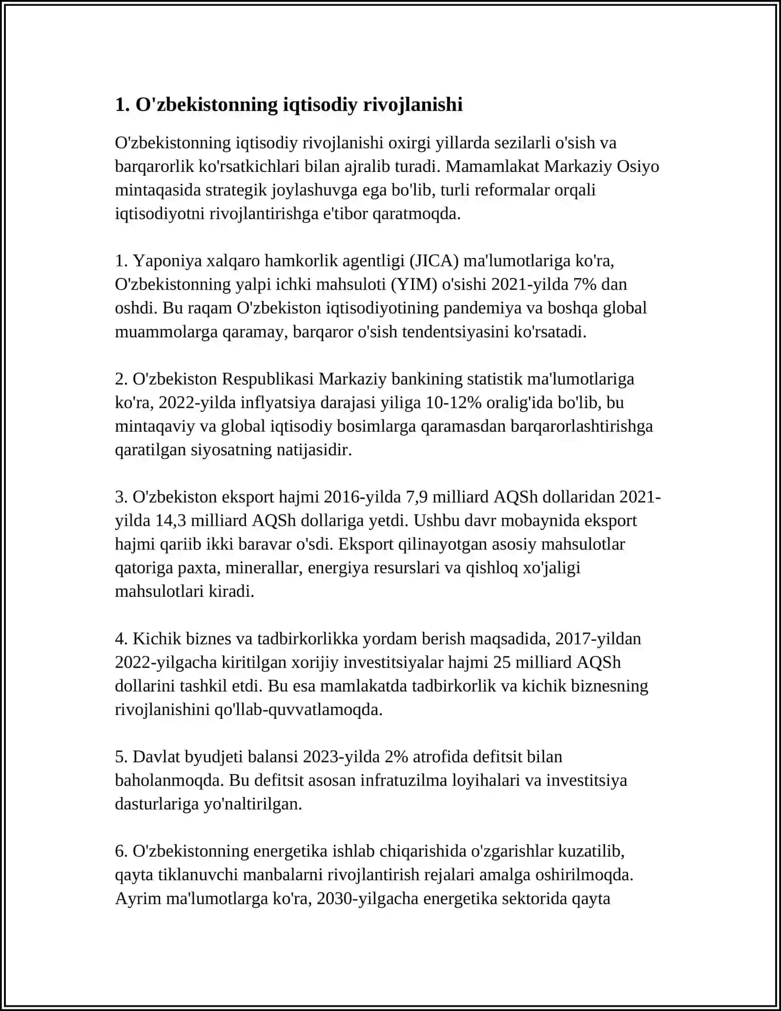 OʻZBEKISTON RESPUBLIKASIDAGI IJTIMOIY OʻZGARISHLAR 3