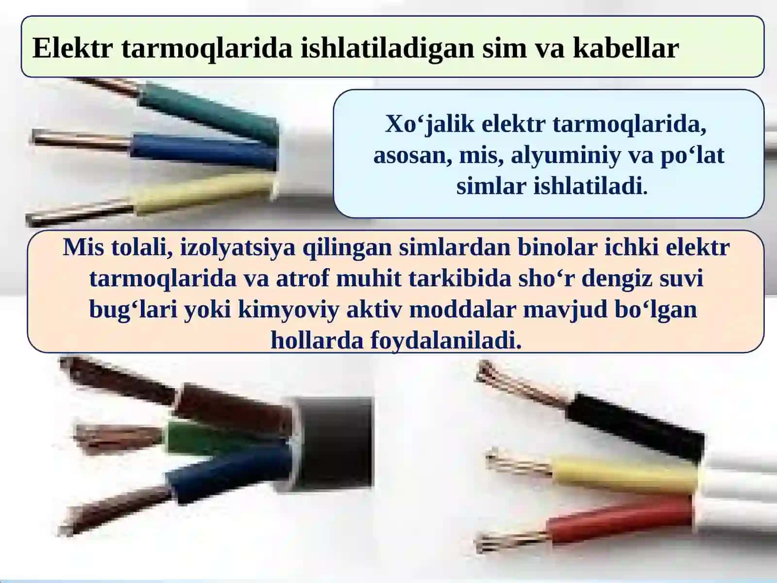 Elektr tarmoqlariga kabellaryotkizish 3