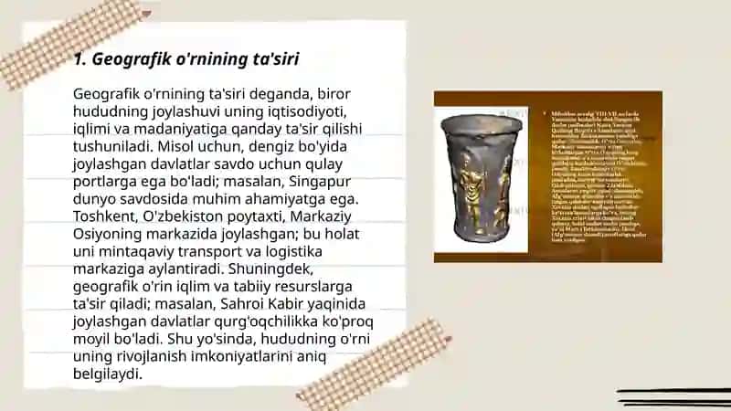 Markaziy Afrika TGR. O'lkalariga qiyosiy tavsif. 3