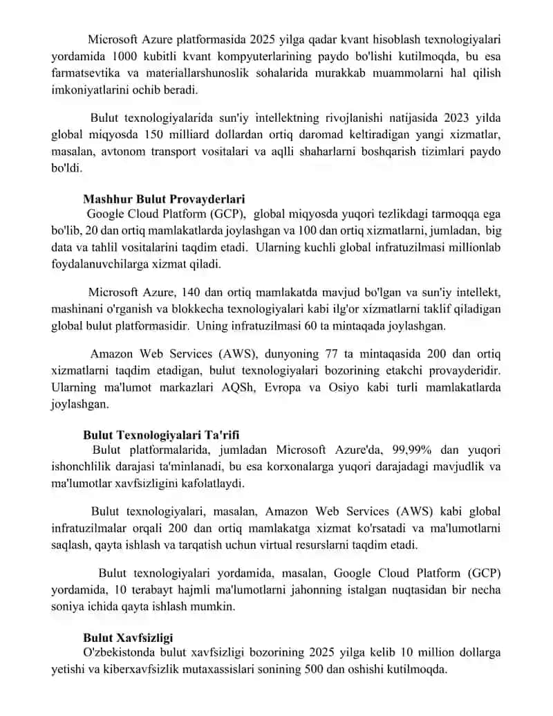 Bulutli texnologiyalar 3