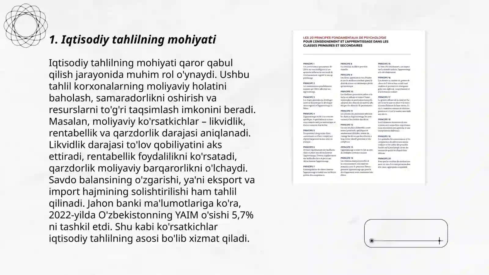 Iqtisodiy tahlilning asosiy tamoyillari 3