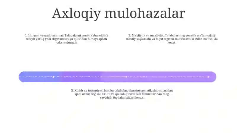 Genetik Kasalliklarga Chalingan OʻQuvchilar Bilan MashgʻUlotlar Olib Borish Tamoyillari:) 3