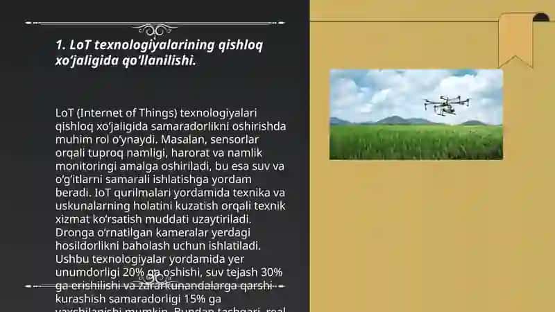 LoT texnologiyalarining qishloq xo‘jaligida qo‘llanilishi. 3