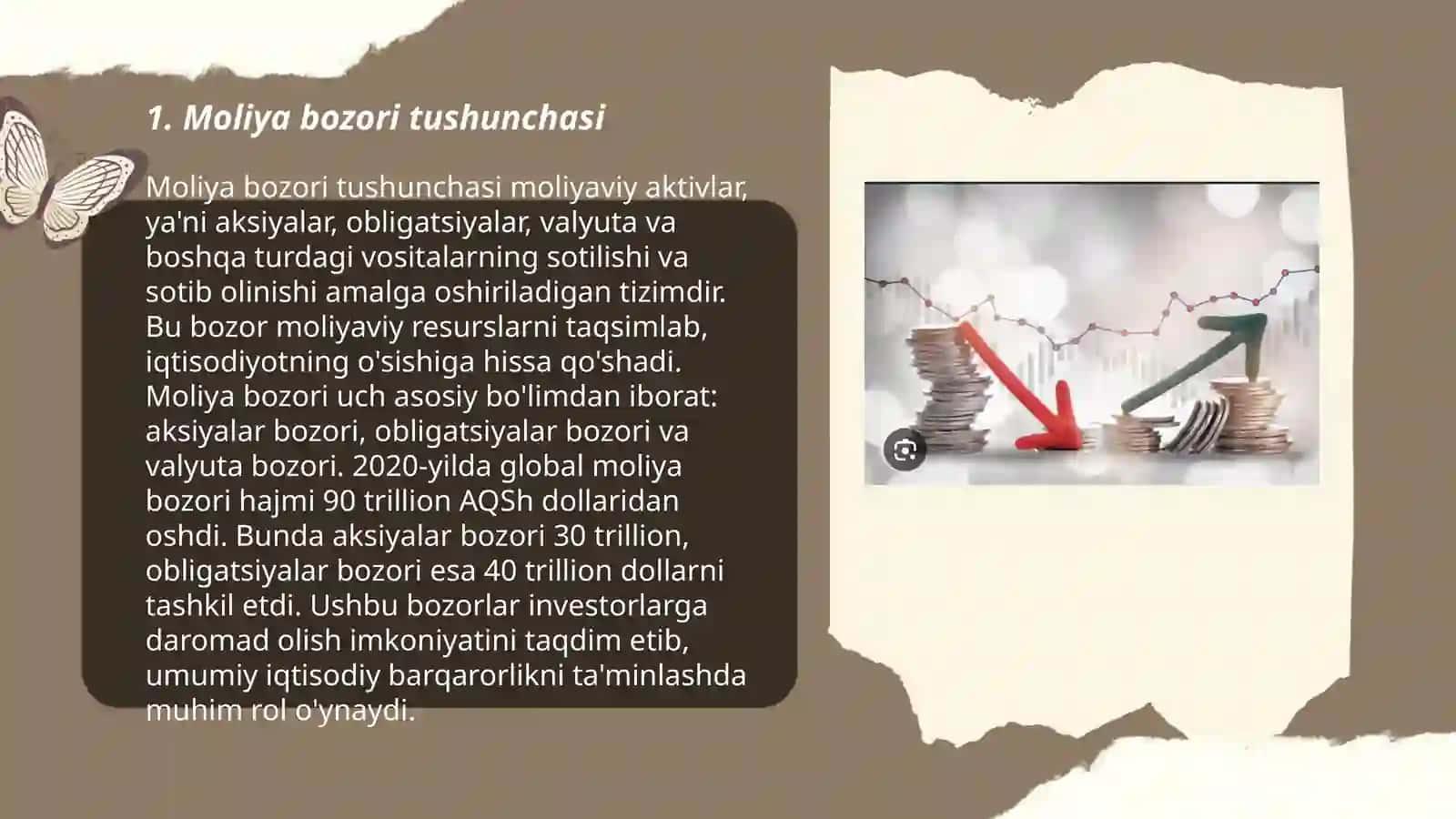 Moliya bozorining turlari va uning ahamiyati 3