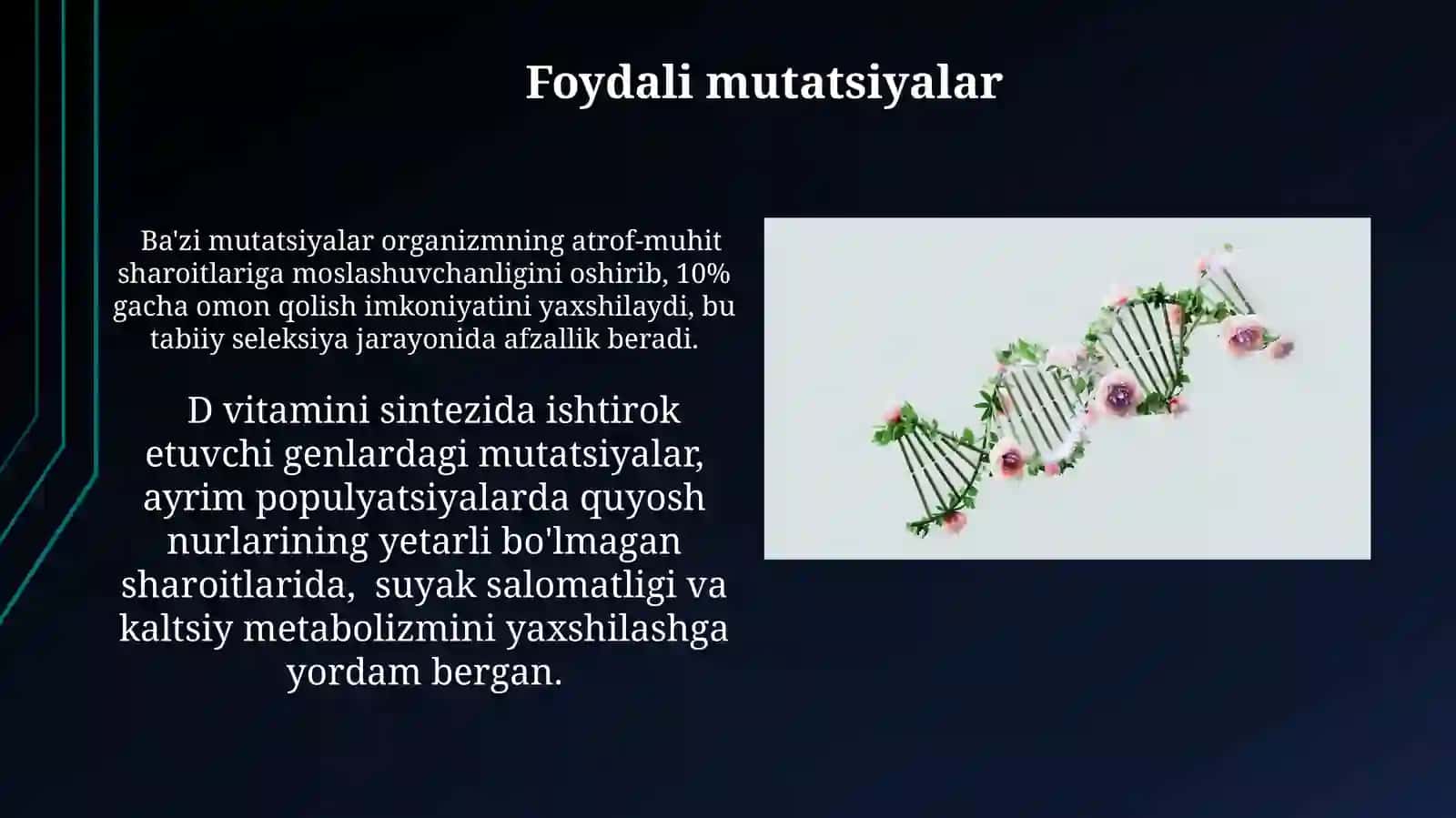 Mutatsiyalar Zararlimi? 3