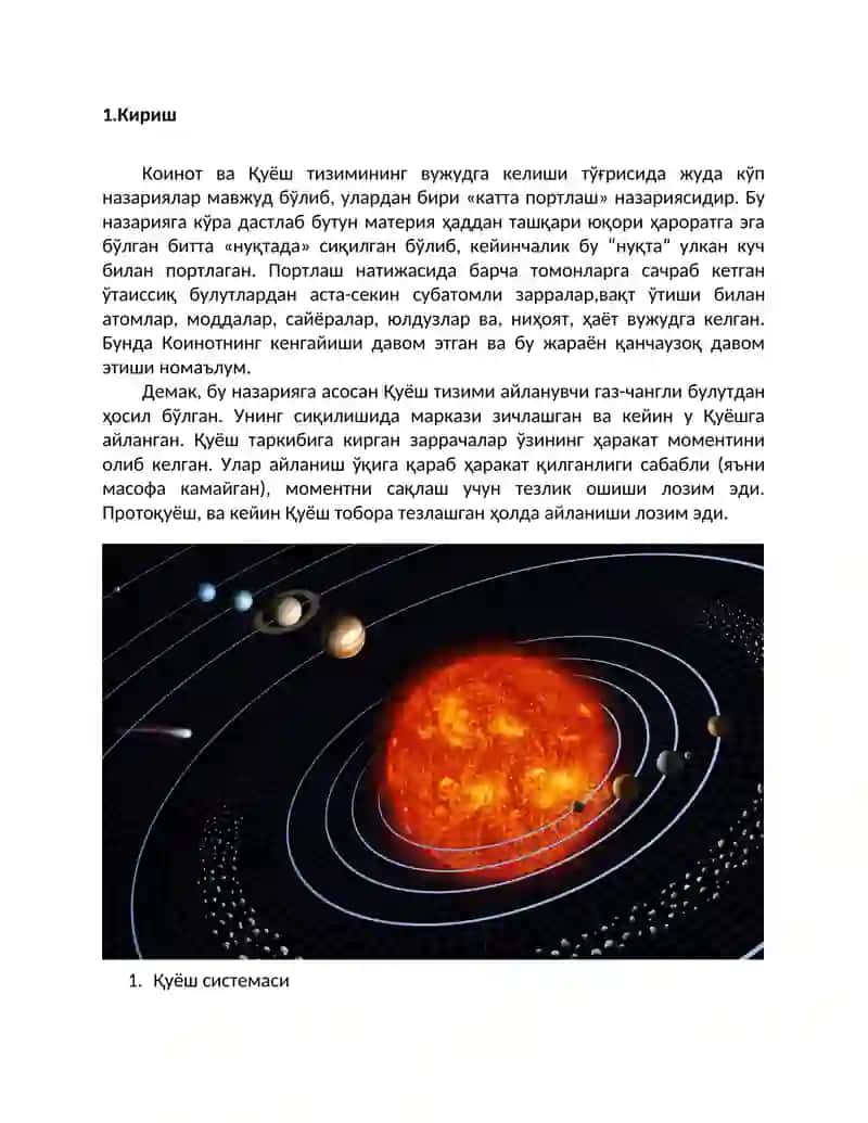 Yer va Quyosh sistеmasidagi planеtalar 3
