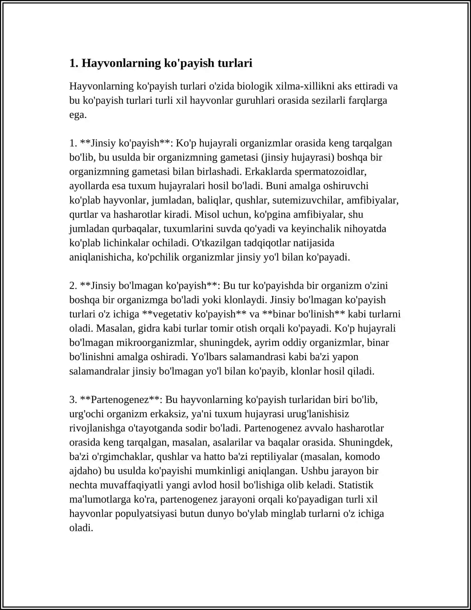 ANATOMIYA HAYVONLARNING KOPAYISH ORGINLARI 3