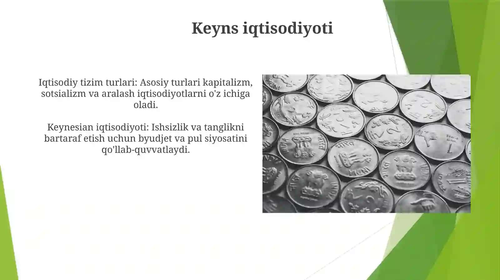 Iqtisodiy tizim turlari 3