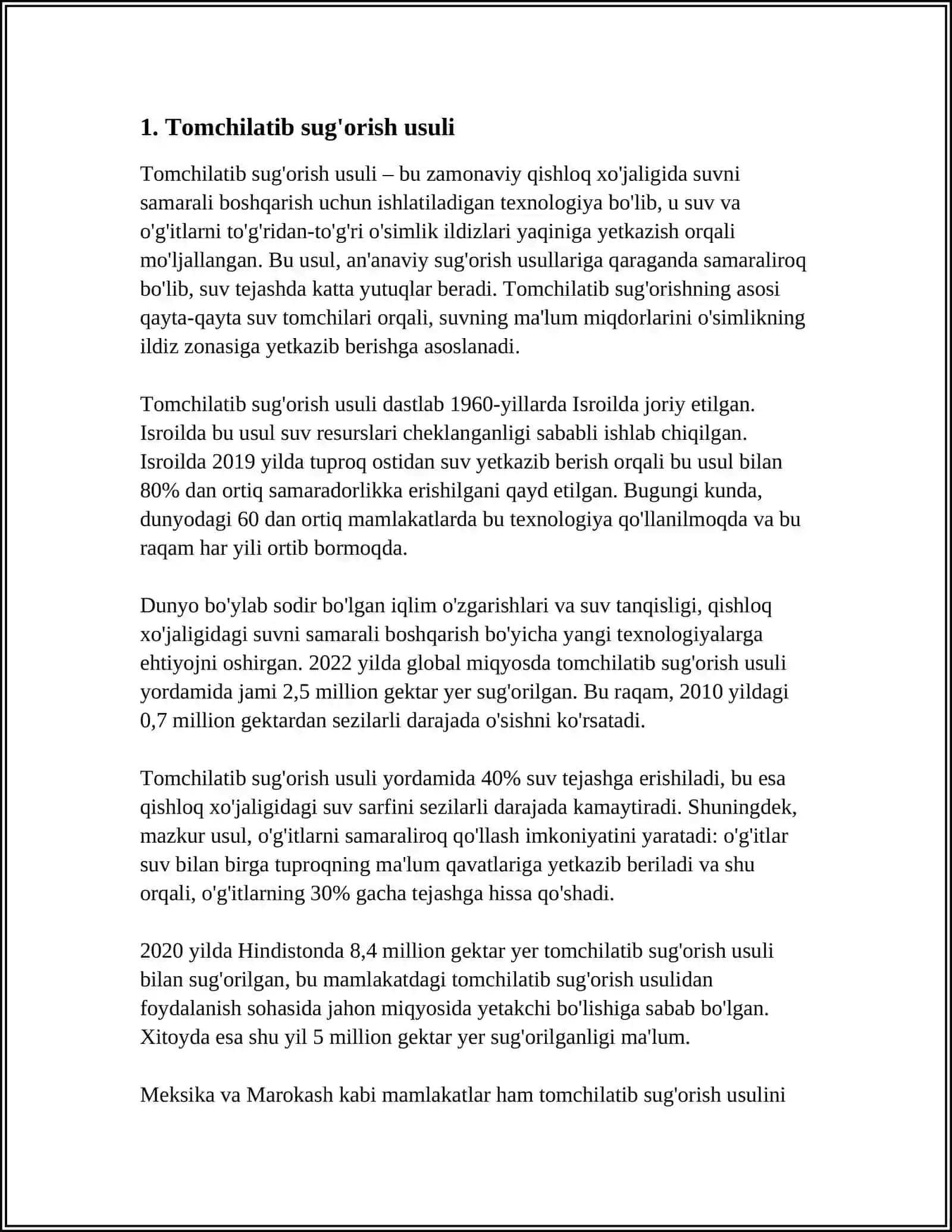 SUĞORISH USULLARI 3