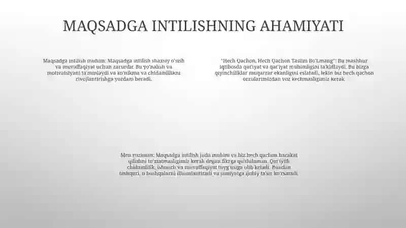 Hech Qachon, Hech Qachon Taslim Bo'Lmang 3