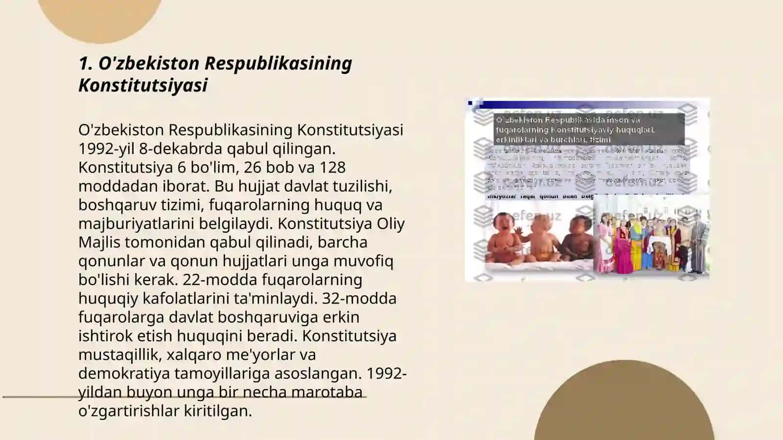 O'zbekiston Respublikasi fuqarolarning asosiy burchlari 3