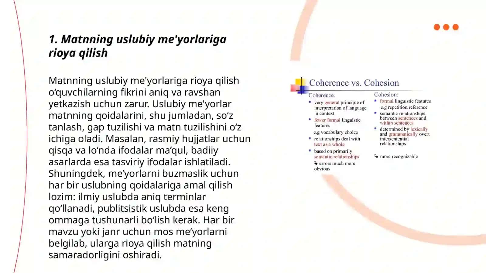 Matn tuzishda uslubiy va grammatik me'yorlarning buzilishi 3
