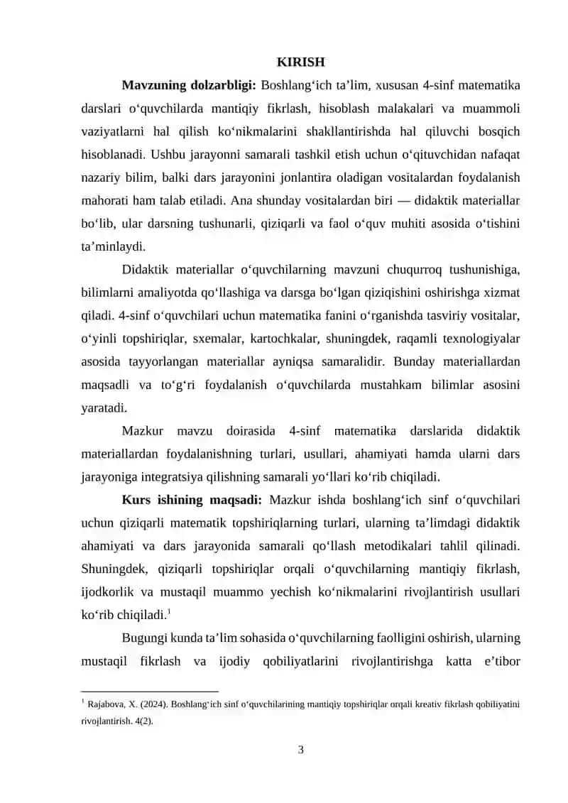 4-sinf matematika darslarida didaktik materiallaridan foydalanish 3
