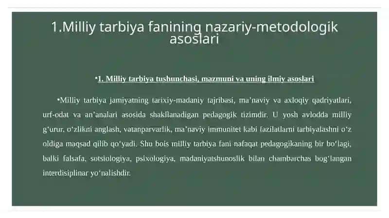 Milliy tarbiyafaning ilmiy tadqiqot metodlari 3
