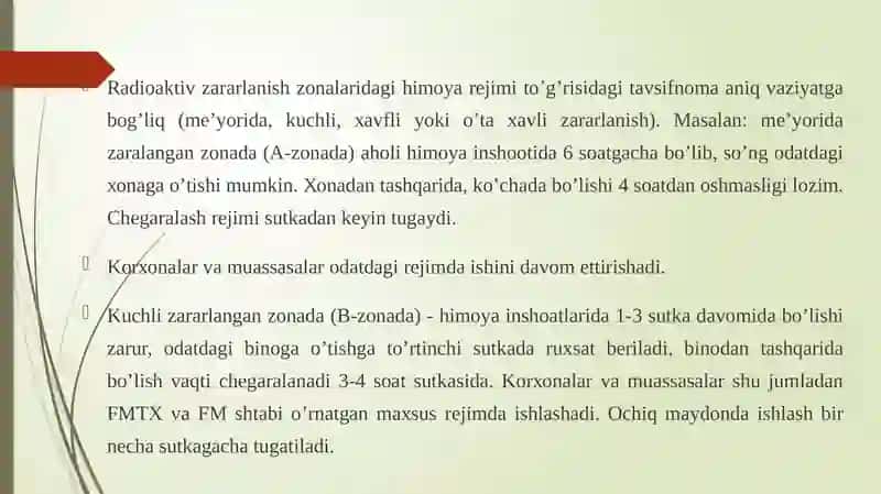 Favqulotda vaziyatda aholini muhofaza qilish.Jamoa himoya vositalari. 3