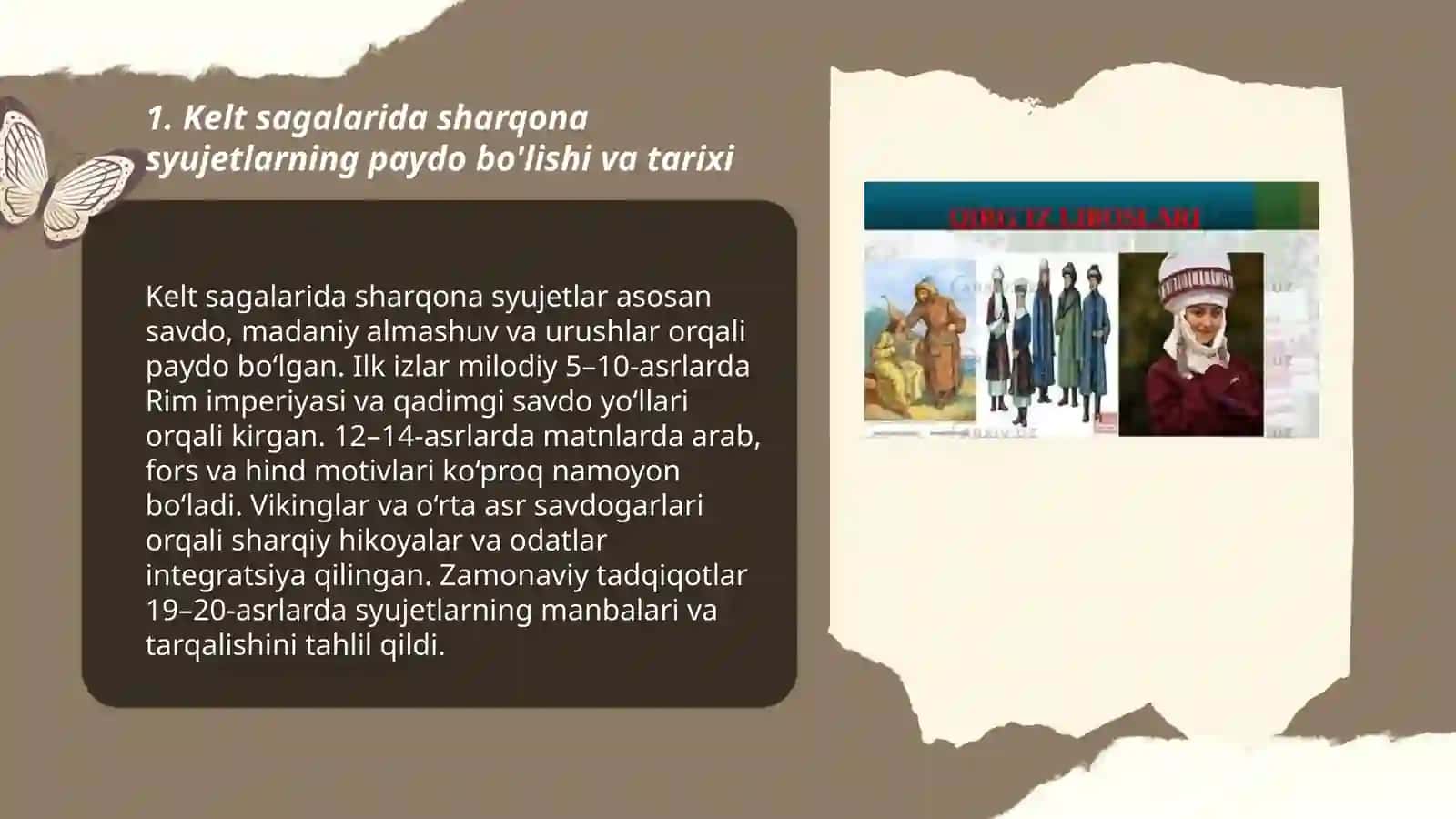 Kelt sagalarida sharqona syujetlarning paydo bo'lishi va tarixi 3