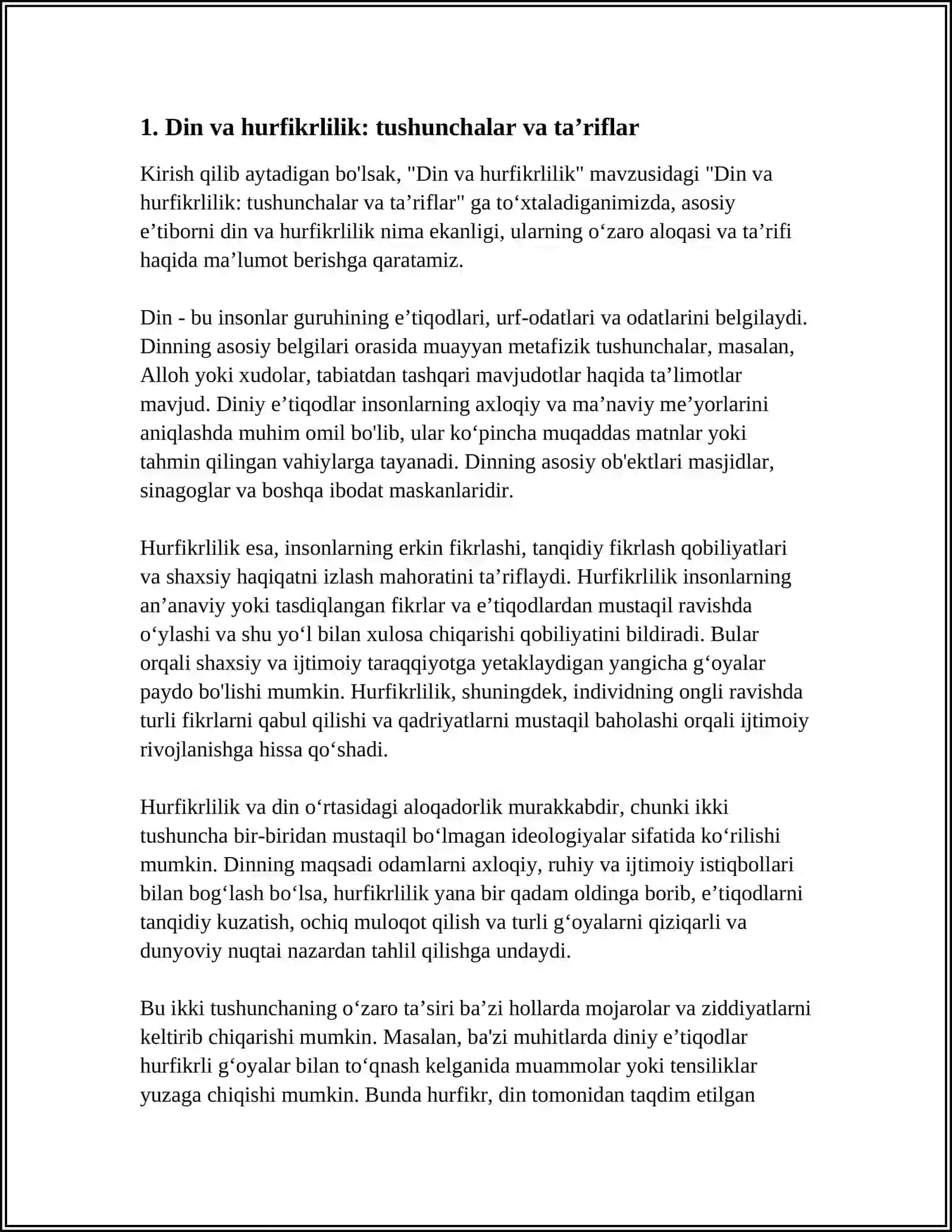 DIN VA HURFIKRLILIK 3