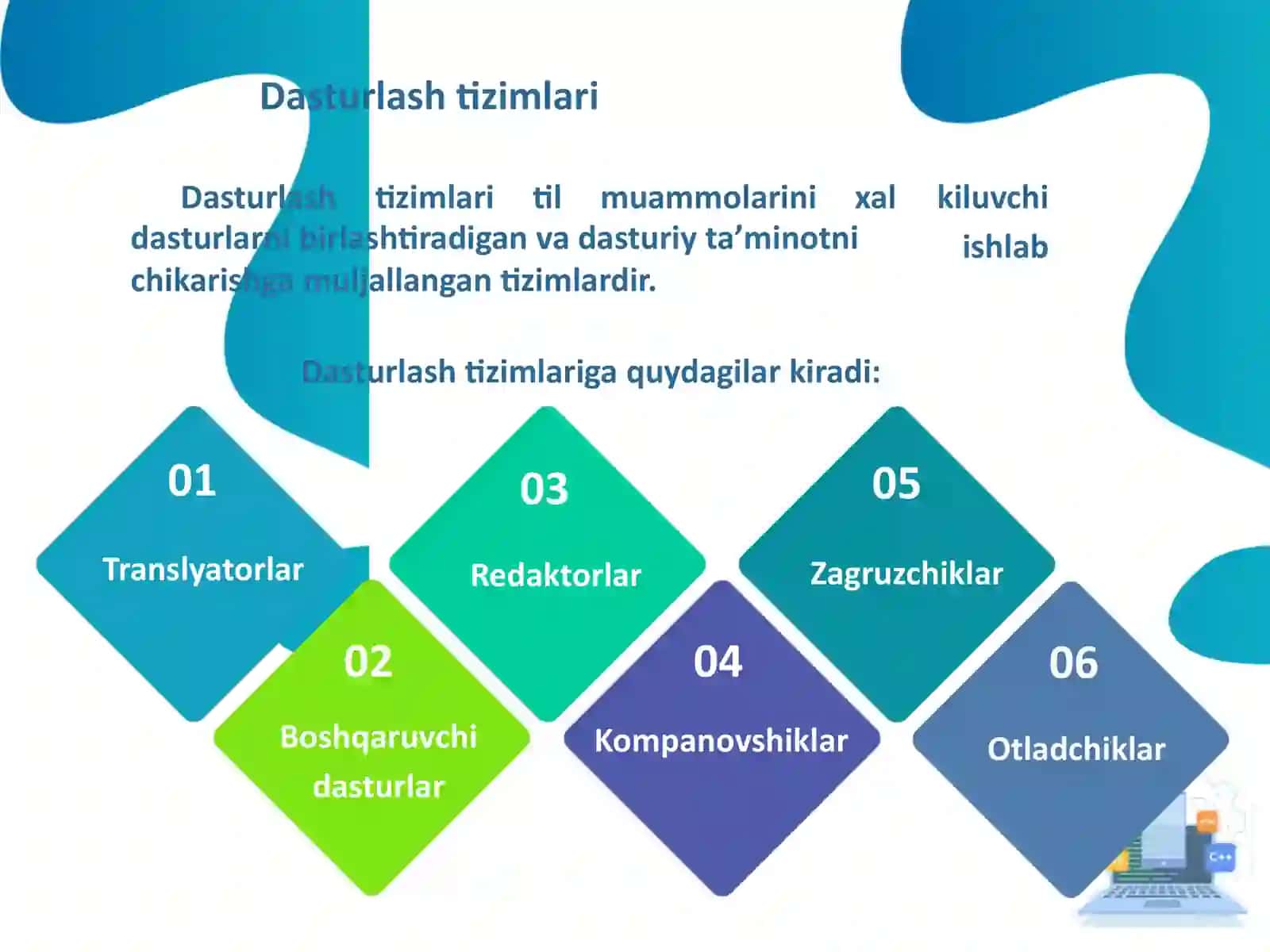 Dasturlash tizimlari va tillari 3