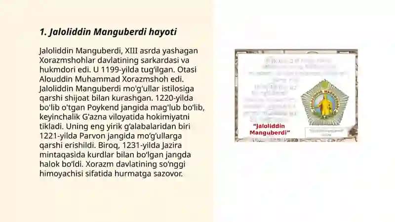 Jaloliddin Manguberdi-Vatan himoyachisi 3