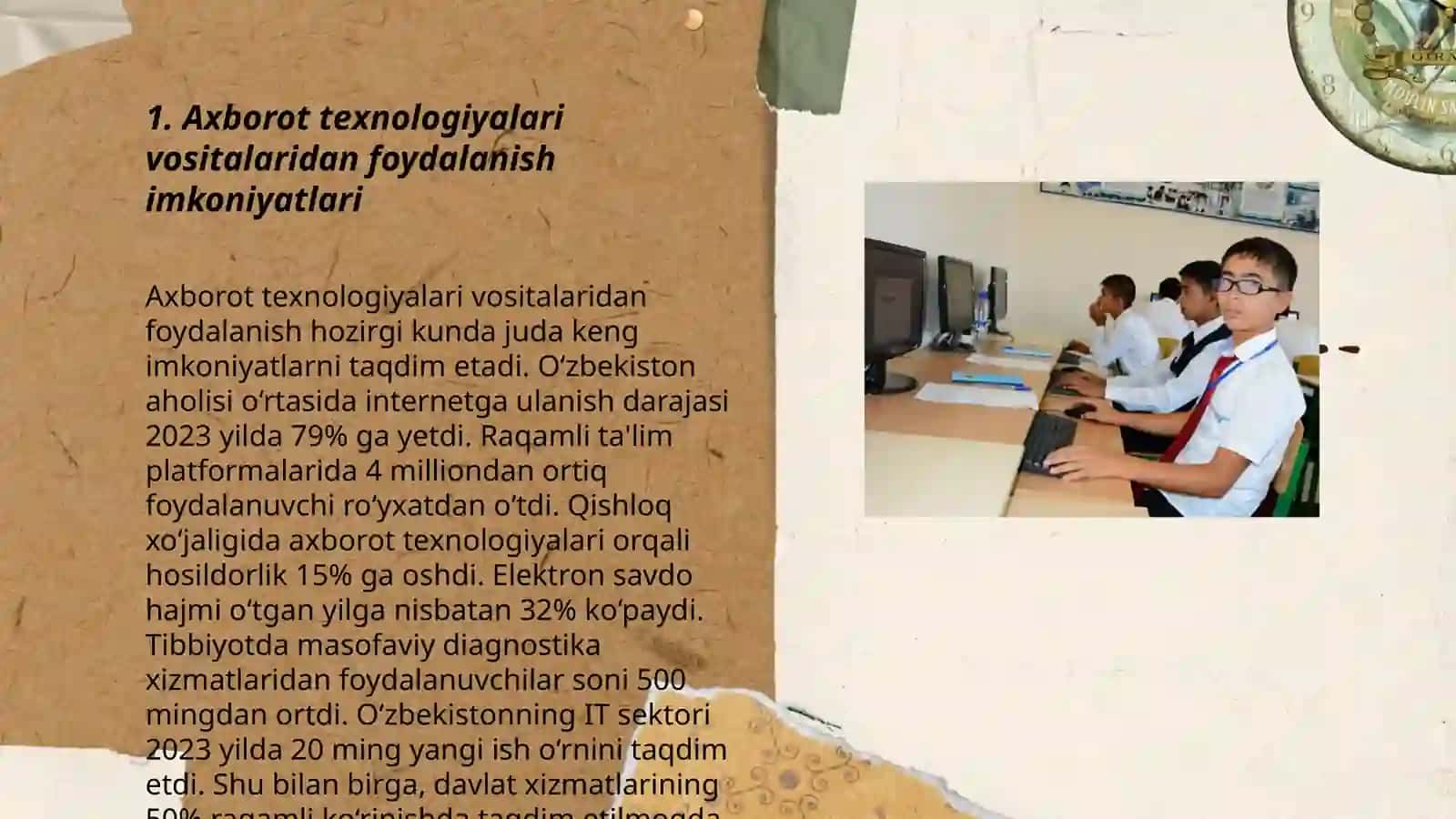 Yoshlar talim-tarbiyasida zamonaviy axborot texnalogiyalarning o’rni va ahamiyati 3