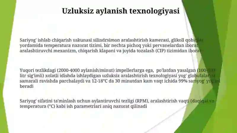 Sariyog' tayyorlash uskunasi tuzilishi 3
