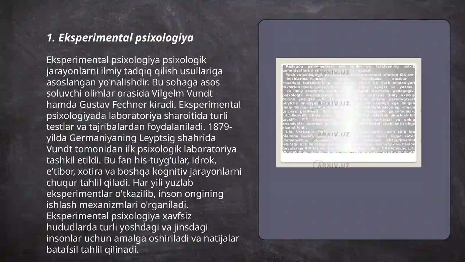 Psixologiya tarmoqlari va psixolog kasbiy faoliyati 3