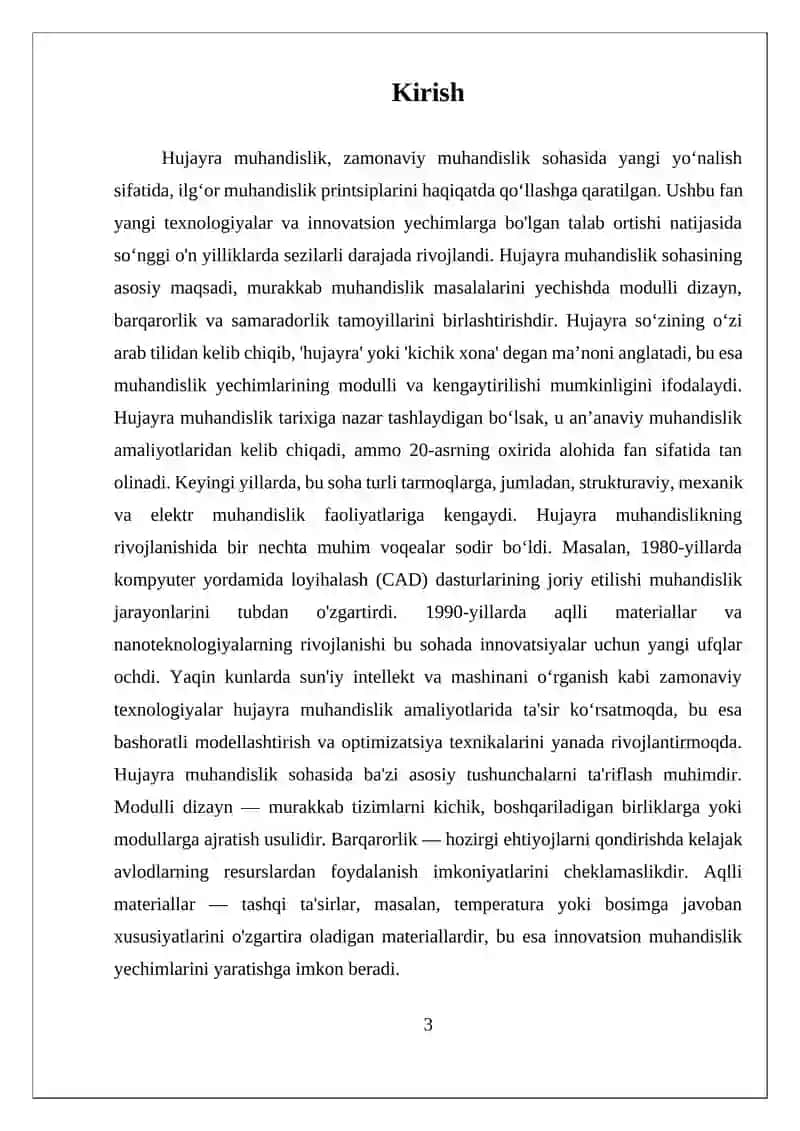 Hujayra muhandislikgi yonalishi sohasida erishilgan yutuqlar 3