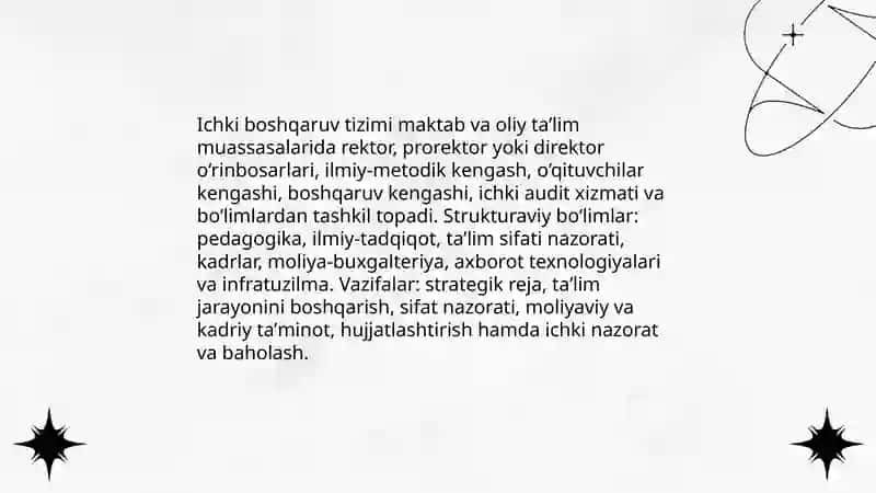 Maktab va oliy talim muassasalarida ichki boshqaruv 3