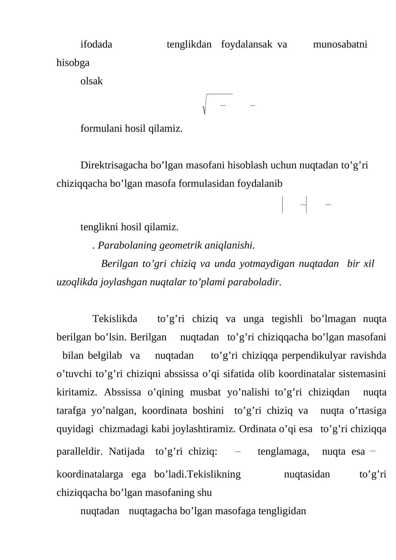 Tekislikda dekart koordinatalar sistemasi 3