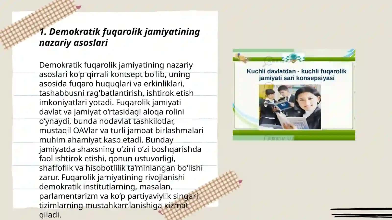 Demokratik fuqarolik jamiyatining nazariy asoslari 3