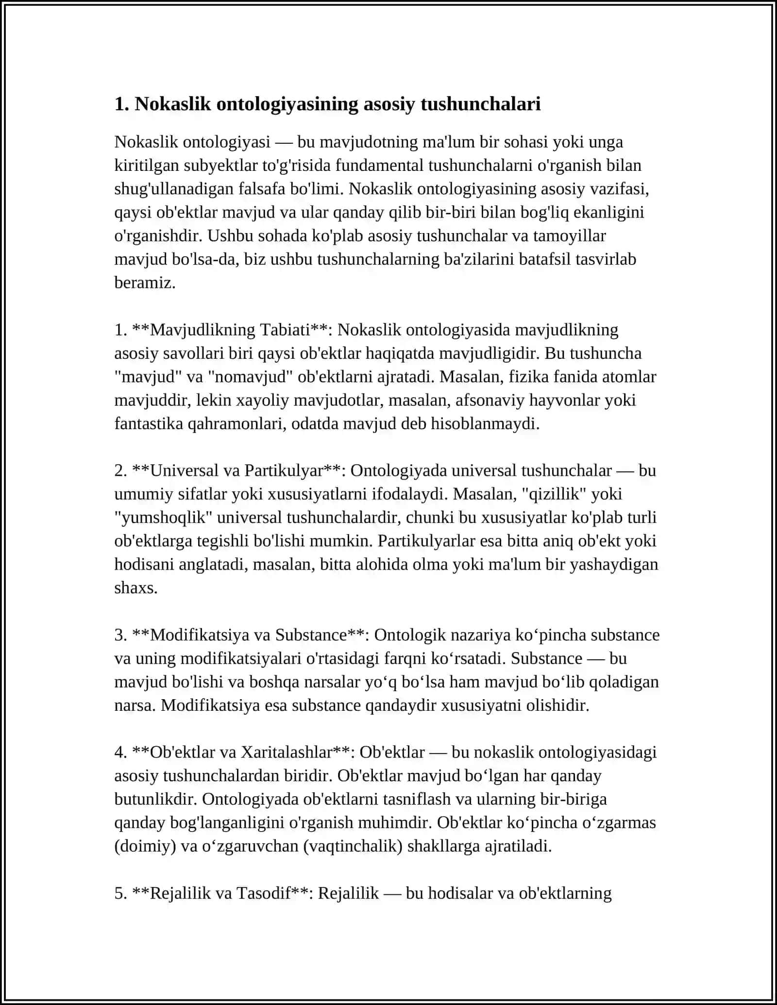 Nokaslik Ontologiyasining Yonalishlari va Mohiyati 3