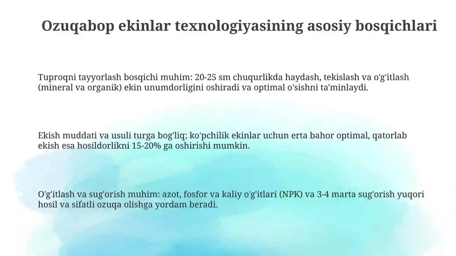 Yem-xashak yetishtirish texnologiyasi 3