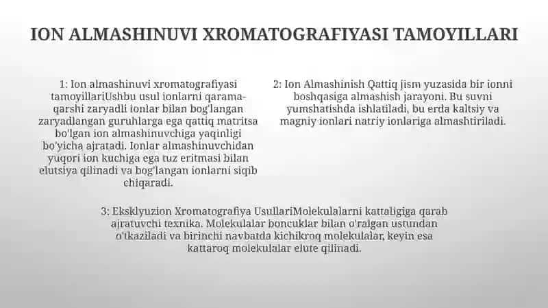 Ion Almashinish Va Eksklyuzion Xromatografiya Usullari 3