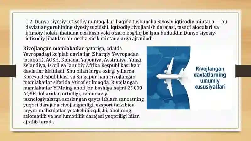 Dunyomamlakatlariningmintaqaviytavsifi 3