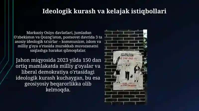 Hozirgi dunyoning mafkuraviy manzarasi 3