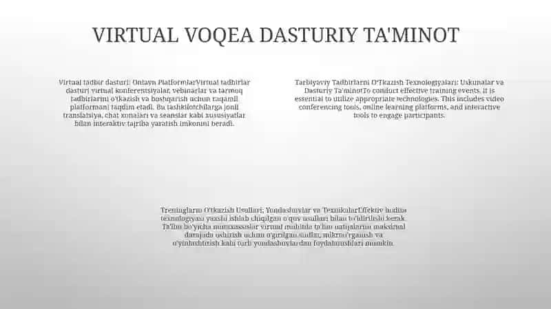 Tarbiyaviy Tadbirlarni OʻTkazish Texnologiyalari 3