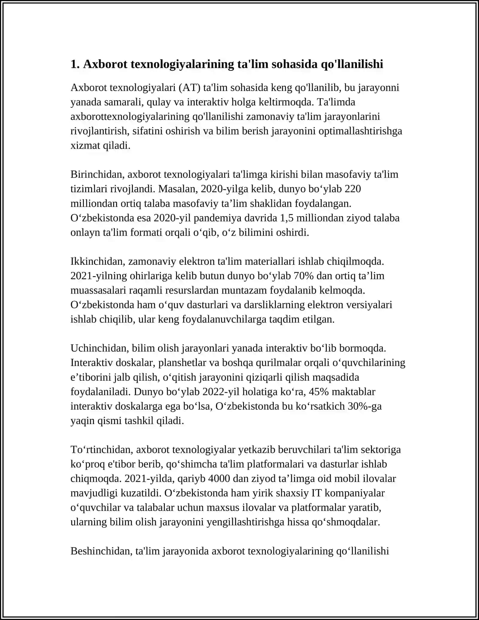 AXBOROT TEXNOLOGIYALARDAN FOYDALANISHNING TA'SIRI 3
