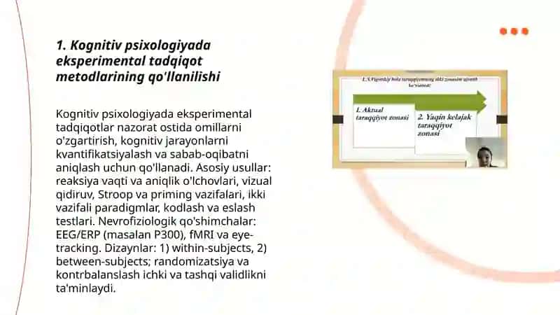 Zamonaviy psixologiya tarmoqlarida tadqiqot metodlarining qòllanilishi 3