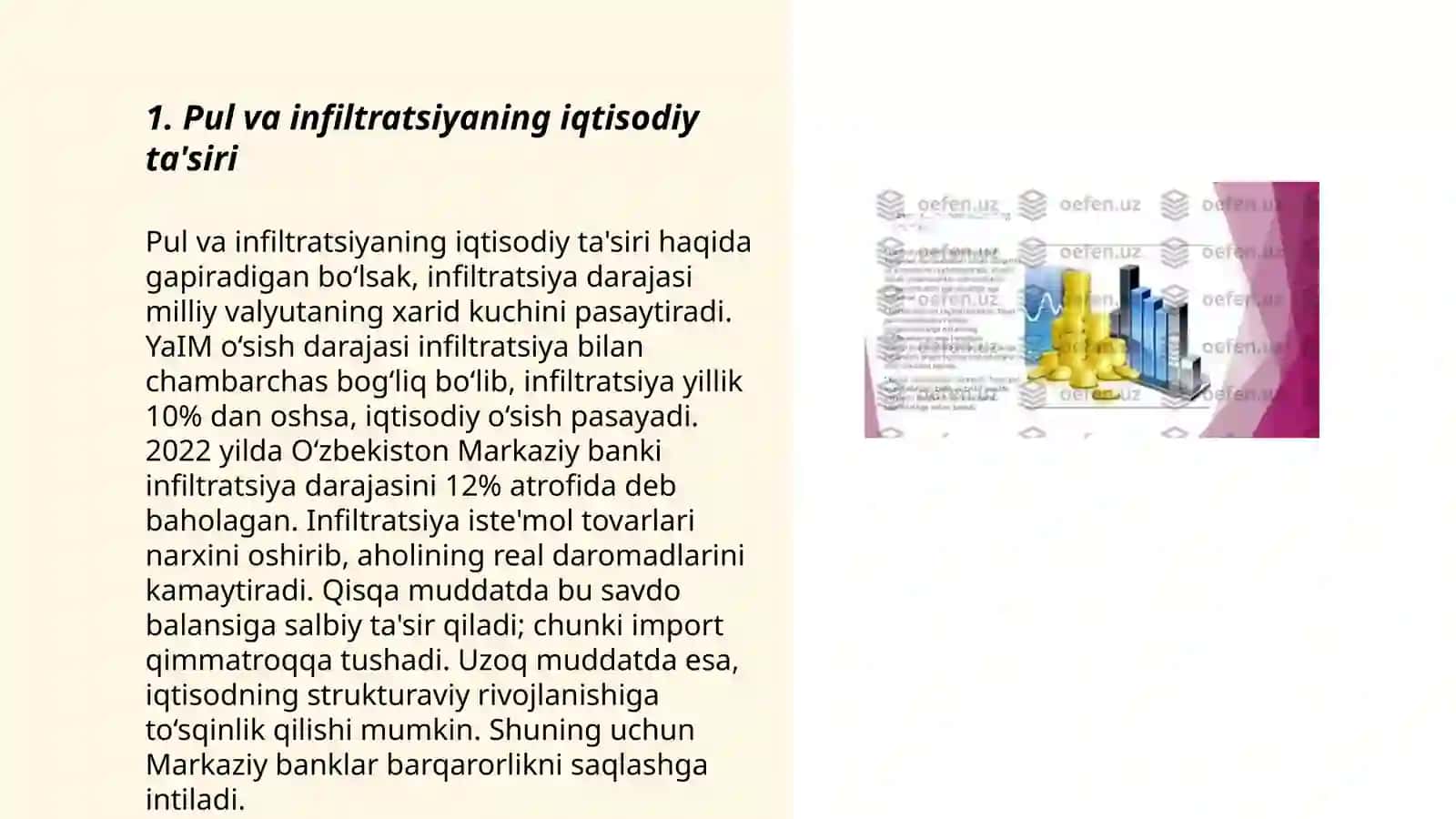 Pul va infiltratsiyaning iqtisodiy ta'siri 3