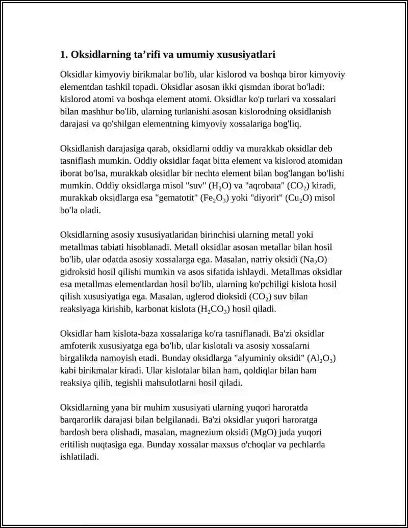 OKSIDLAR 3