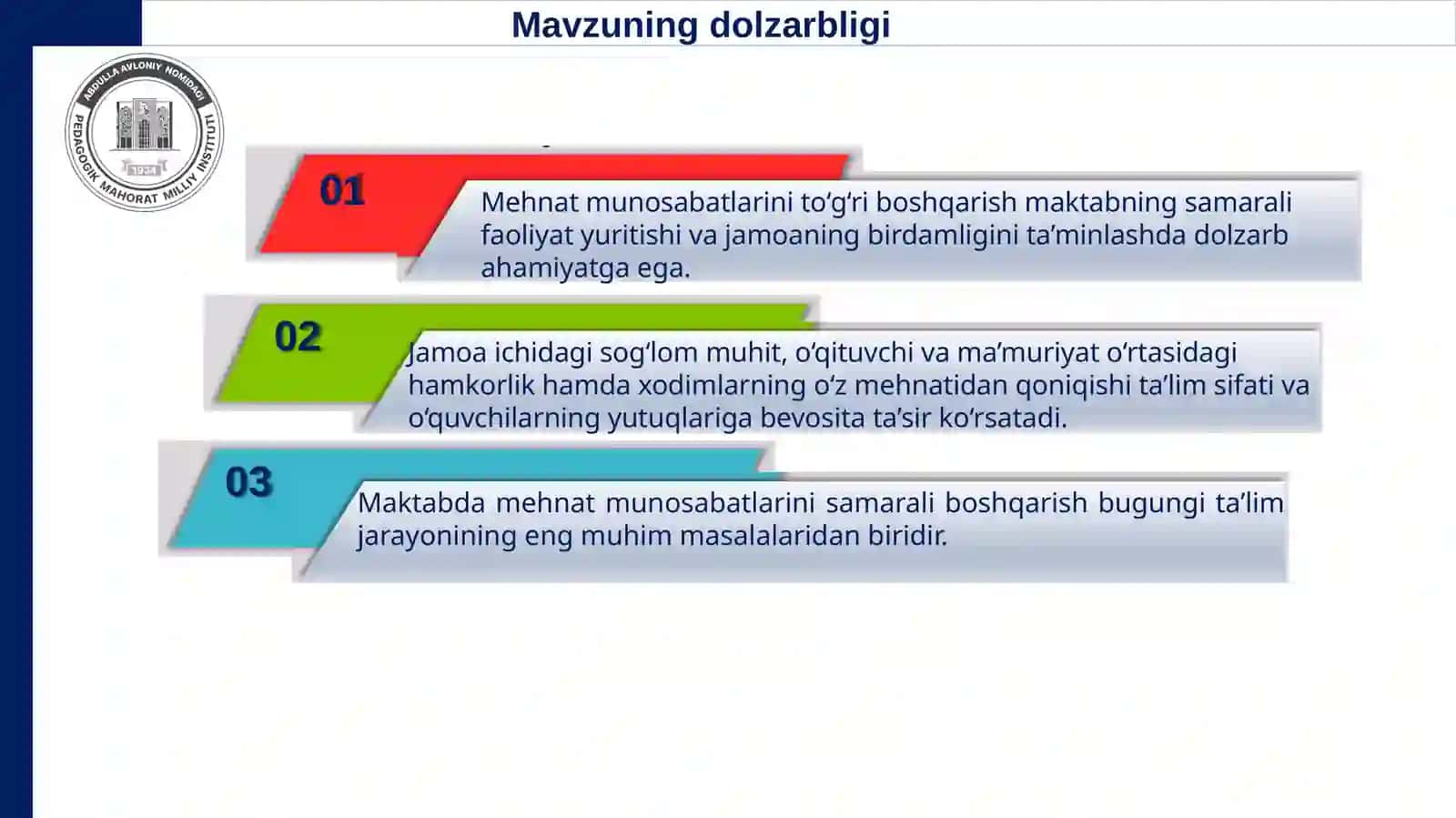 Maktabda mehnat munosabatlarini samarali boshqarish 3