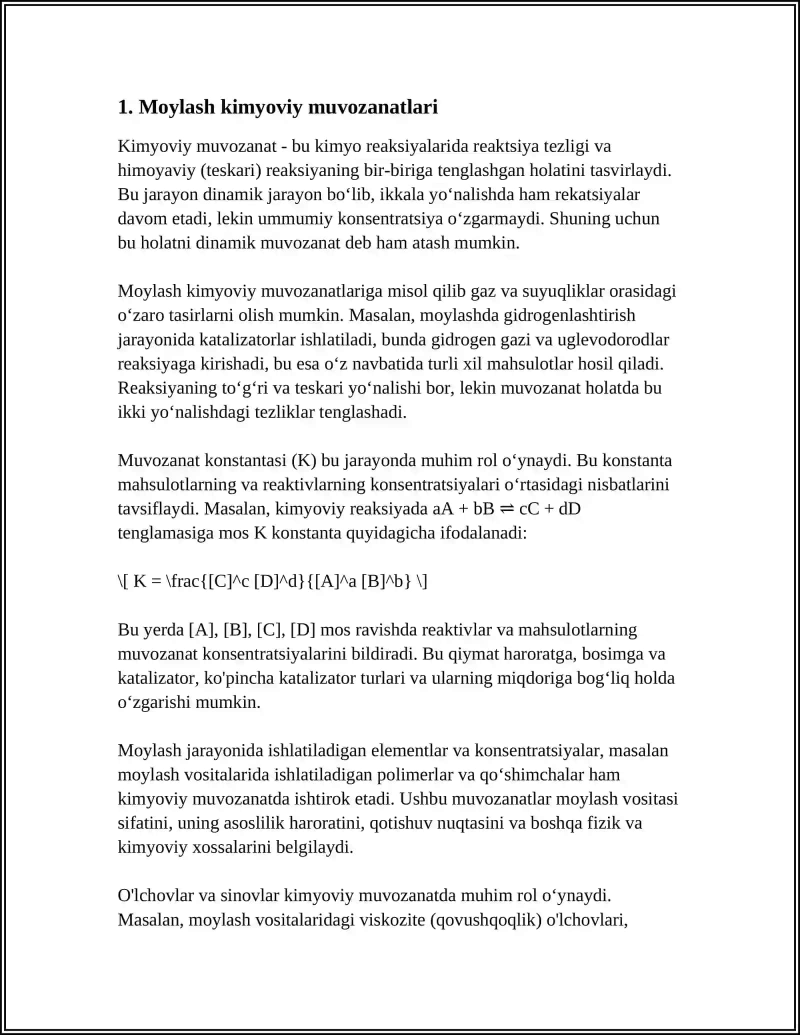 MOLIYANINIG KAFITSIYENTLARI O'RTASIDAGI O'ZARO BOG'LIKLIK 3