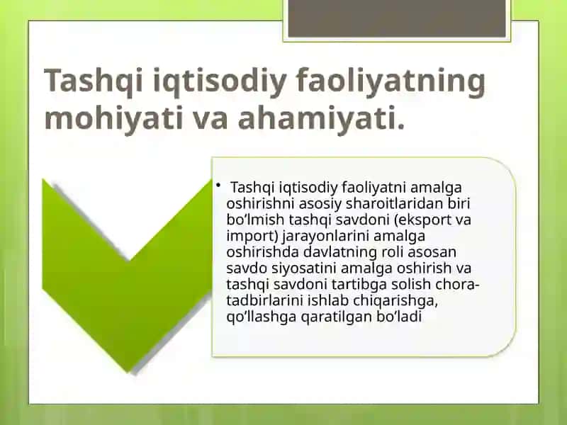 Tashqiiqtisodiy faoliyatda bojxona tartibotlari va bojxona to‘lovlari 3