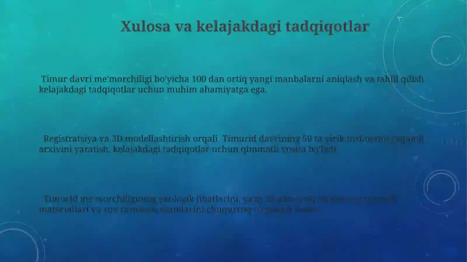 Amir Temur va Temuriylar davridagi meʼmorchilik 3