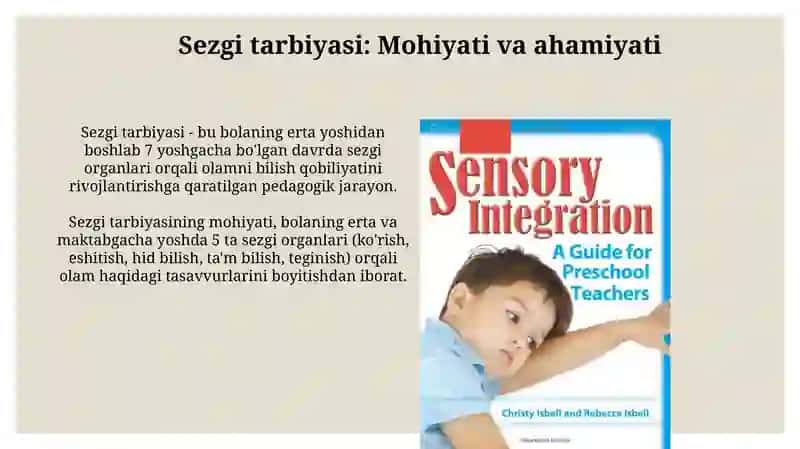 Sezgi tarbiyasining mohiyati va ahamiyati 3
